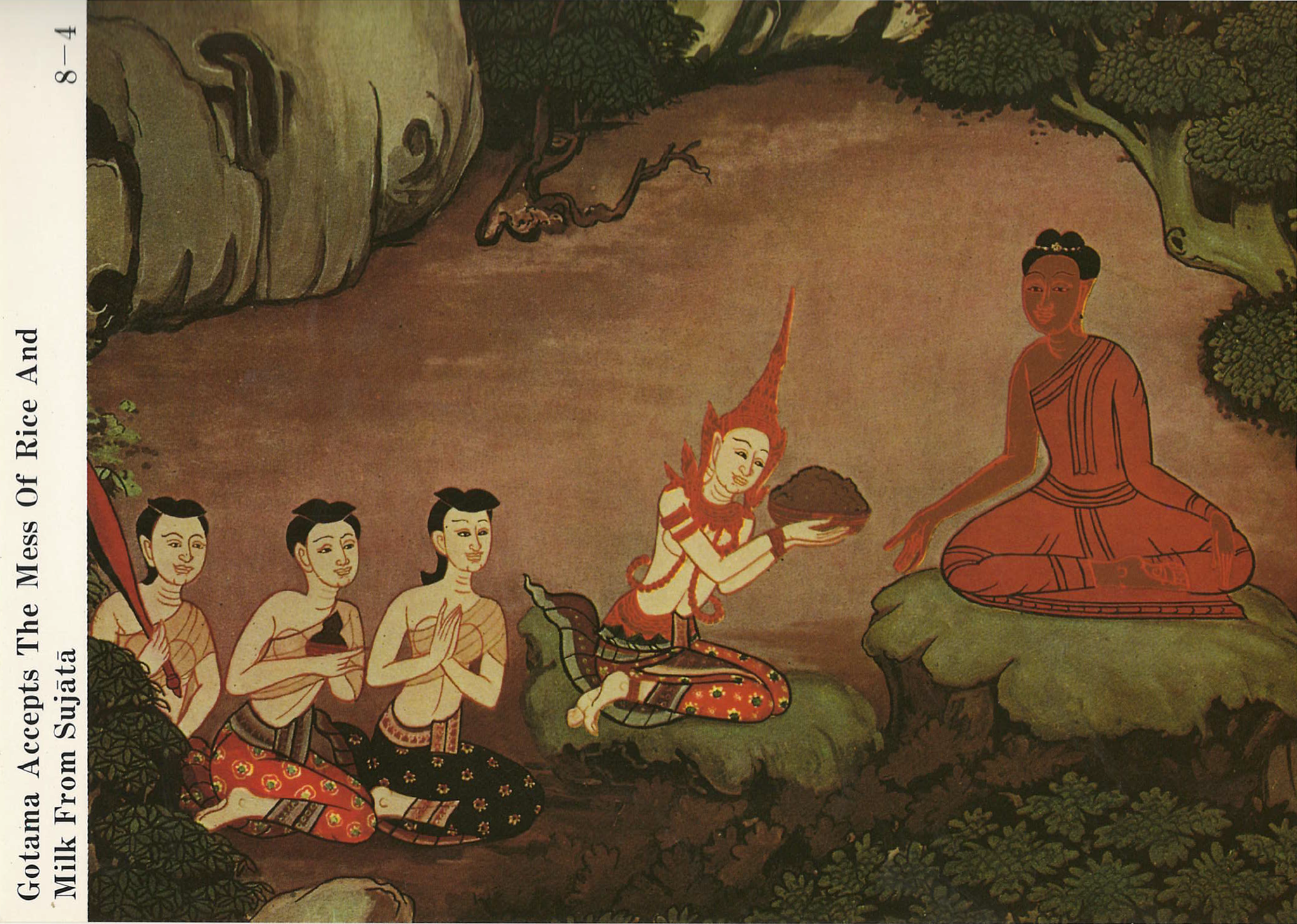 Sujata presenting offerings