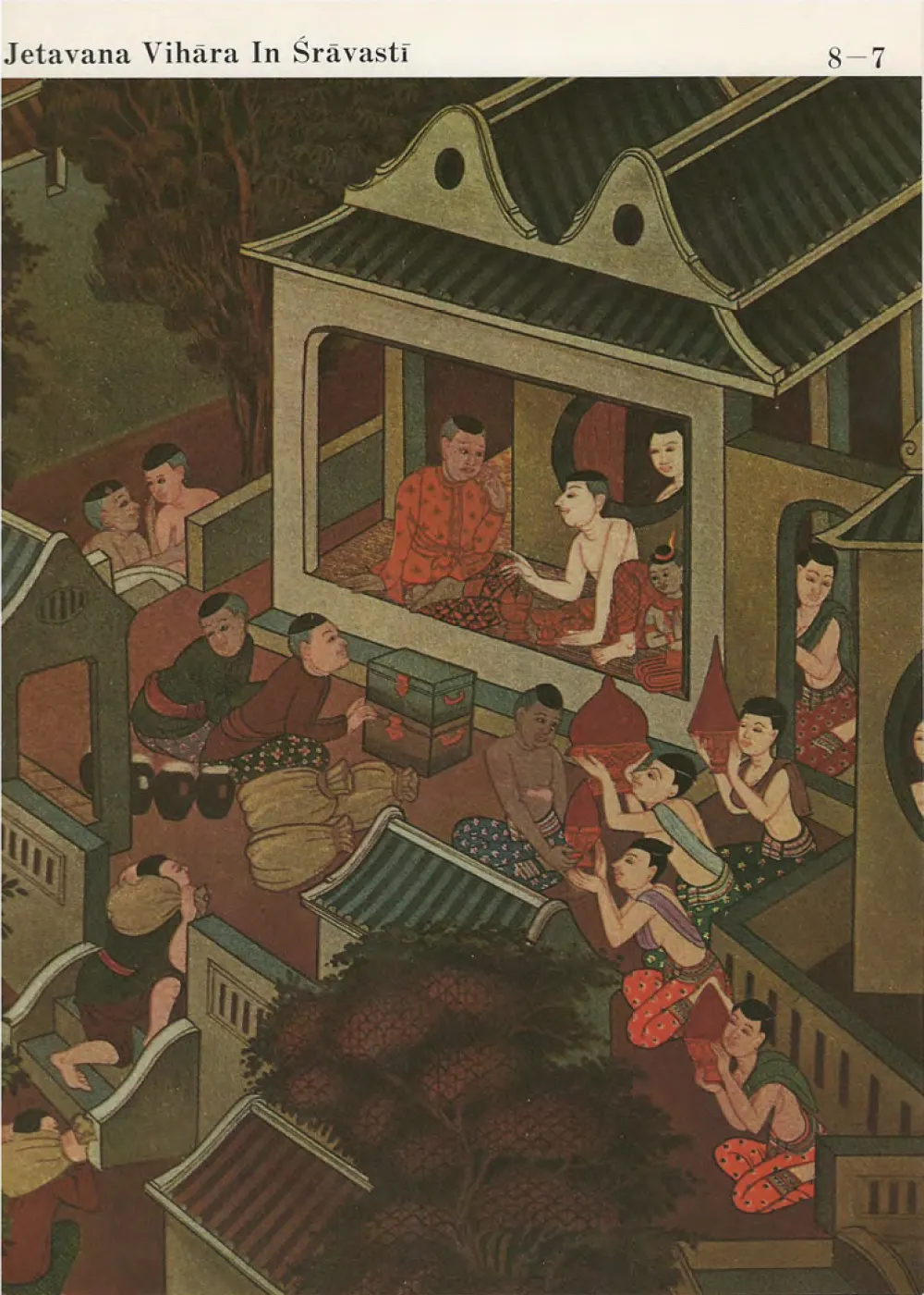 Inside of Jetavana vihāra